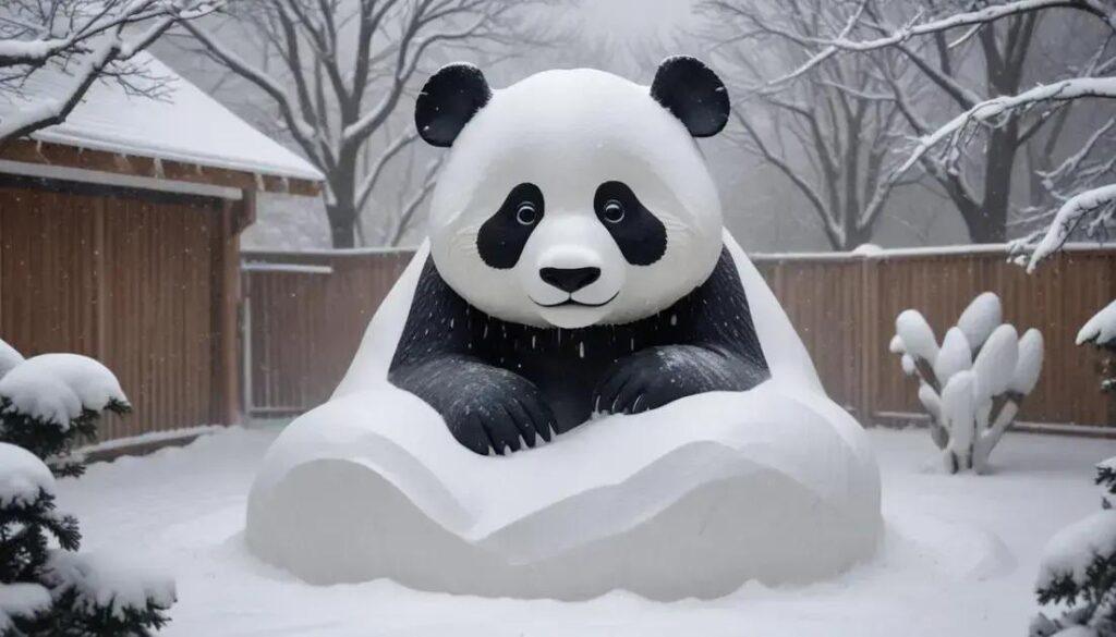 O Panda de Neve de Zhang Zao: A Arte Viral que Derreteu