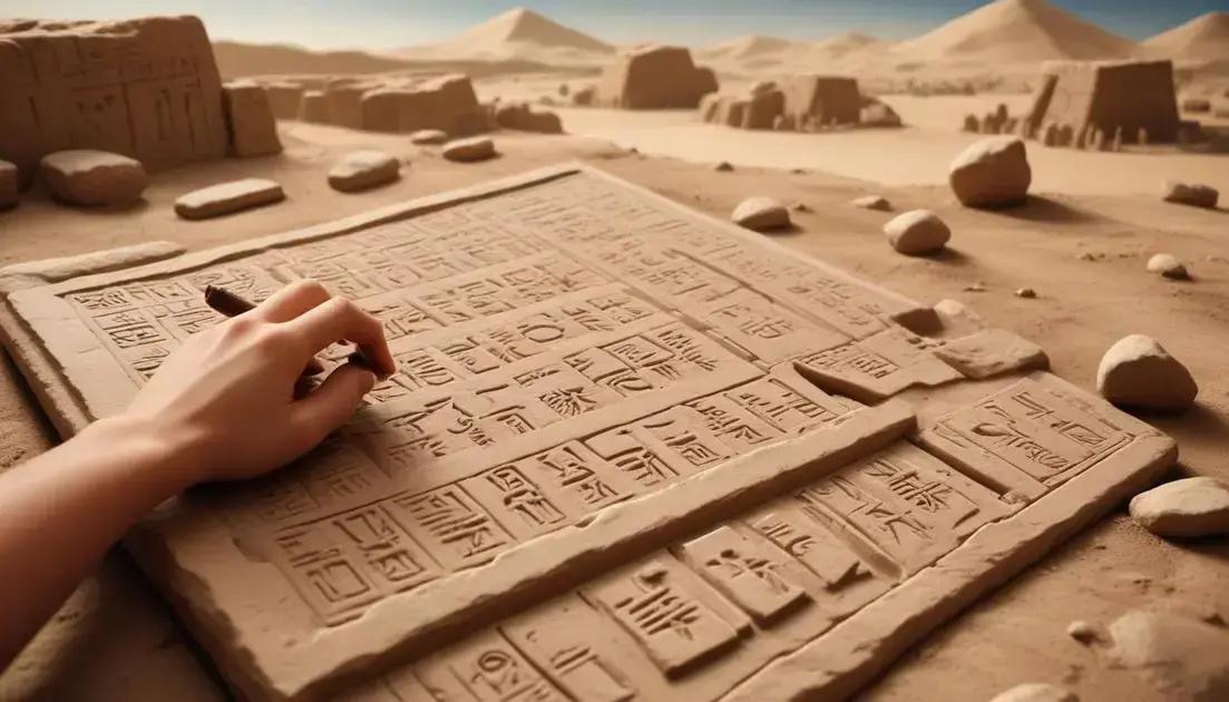A invenção da escrita: o nascimento da história registrada