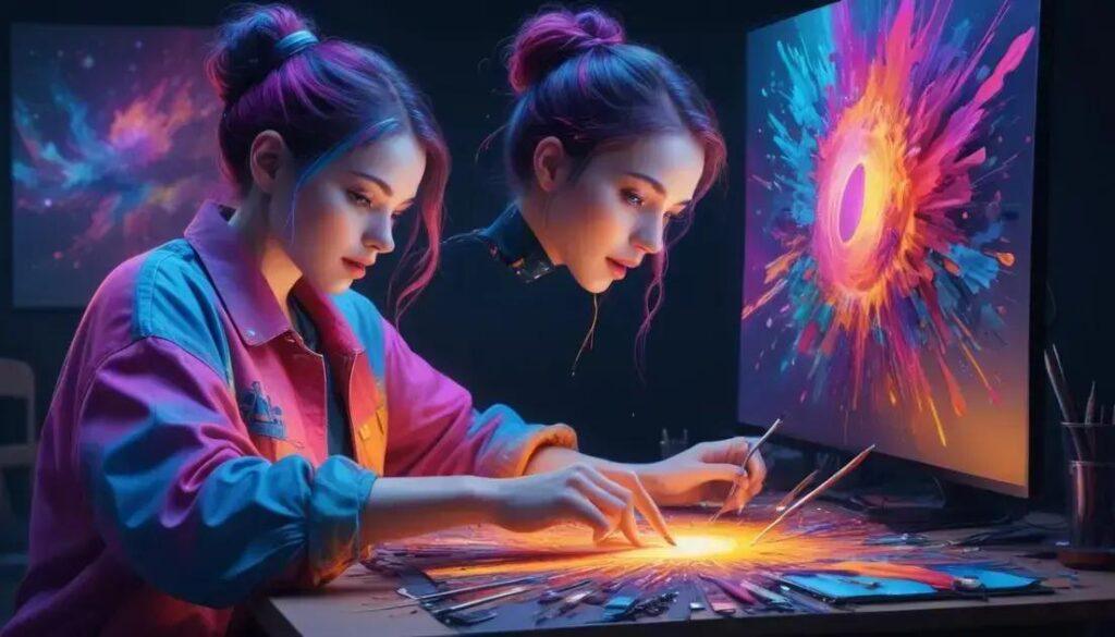 Arte digital: pixels, IA e criatividade sem fronteiras