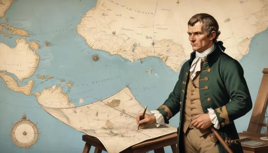 James Cook: cartógrafo dos mares do Pacífico