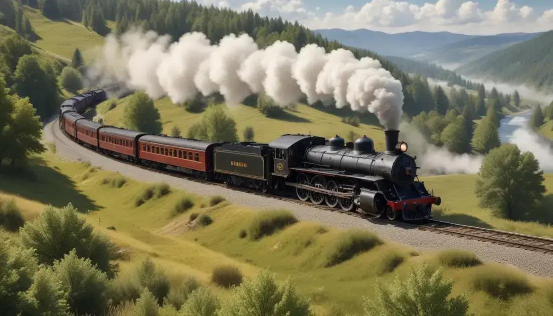 Locomotiva a vapor: trens e a revolução dos transportes