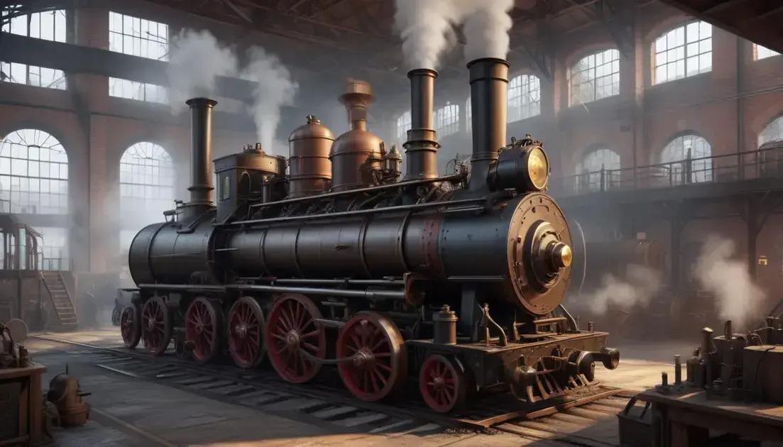 Máquina a vapor: o motor da Revolução Industrial