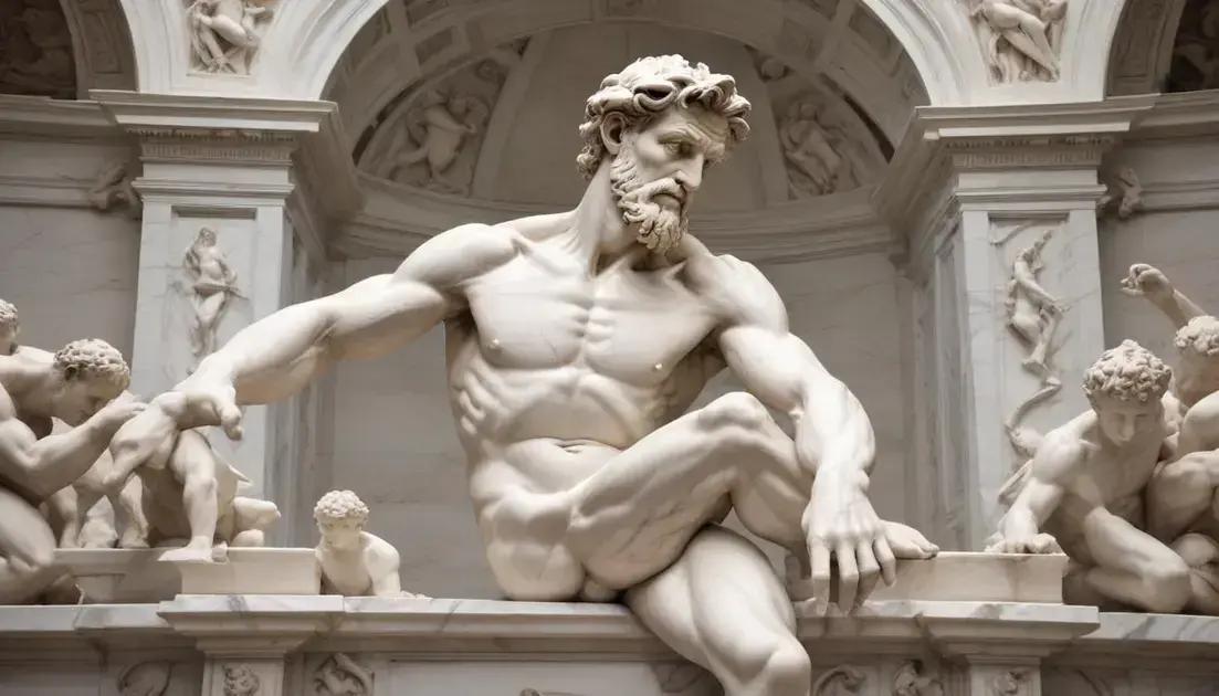 Michelangelo: a força divina na escultura e pintura