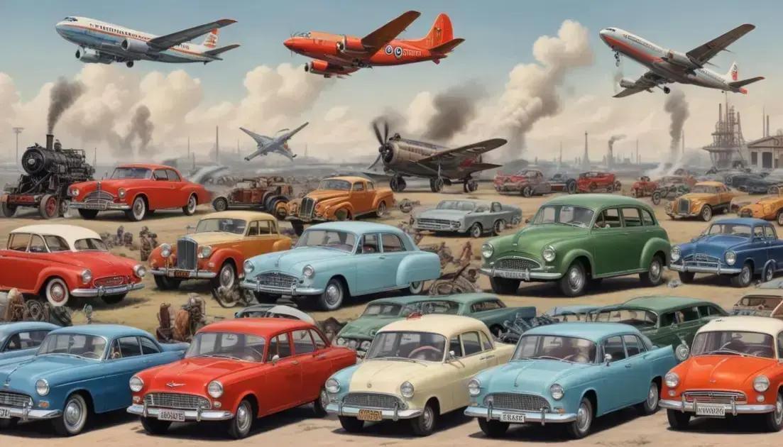 O motor a combustão e o nascimento da mobilidade moderna