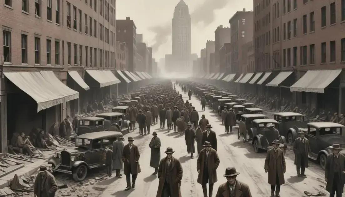 A Grande Depressão de 1929 e o colapso da economia global