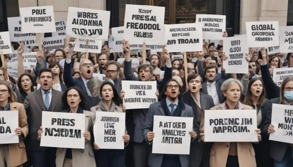 A luta pela liberdade de imprensa no mundo