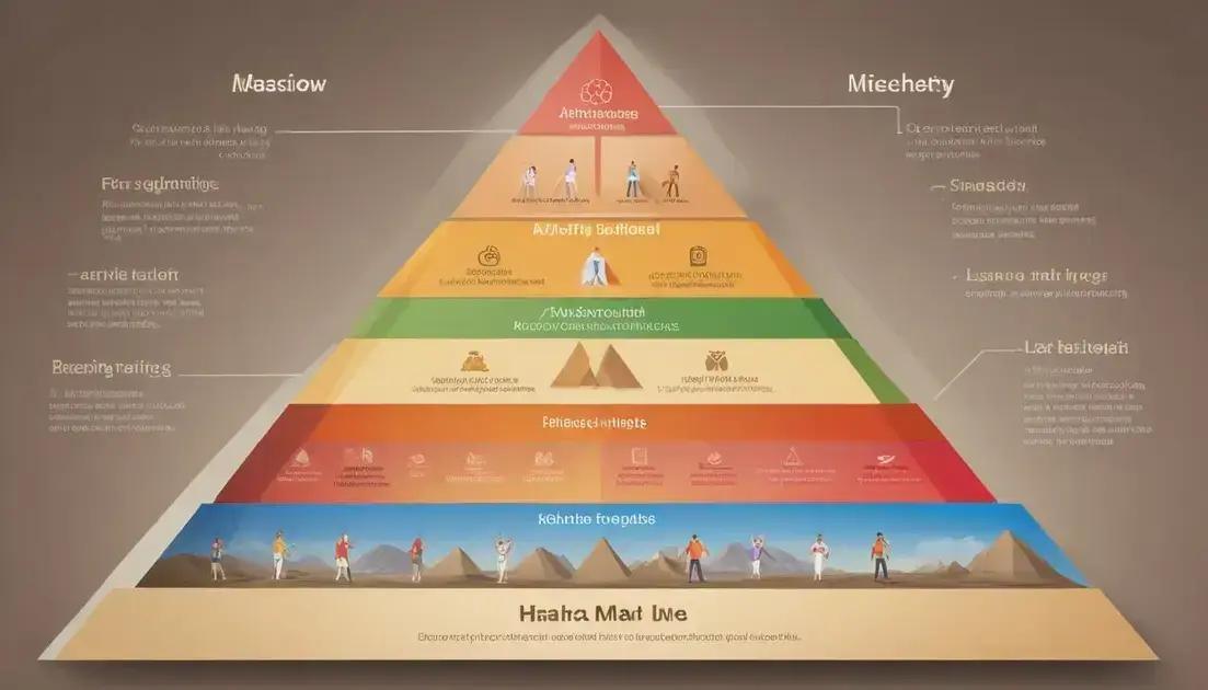 A pirâmide de Maslow e as necessidades humanas