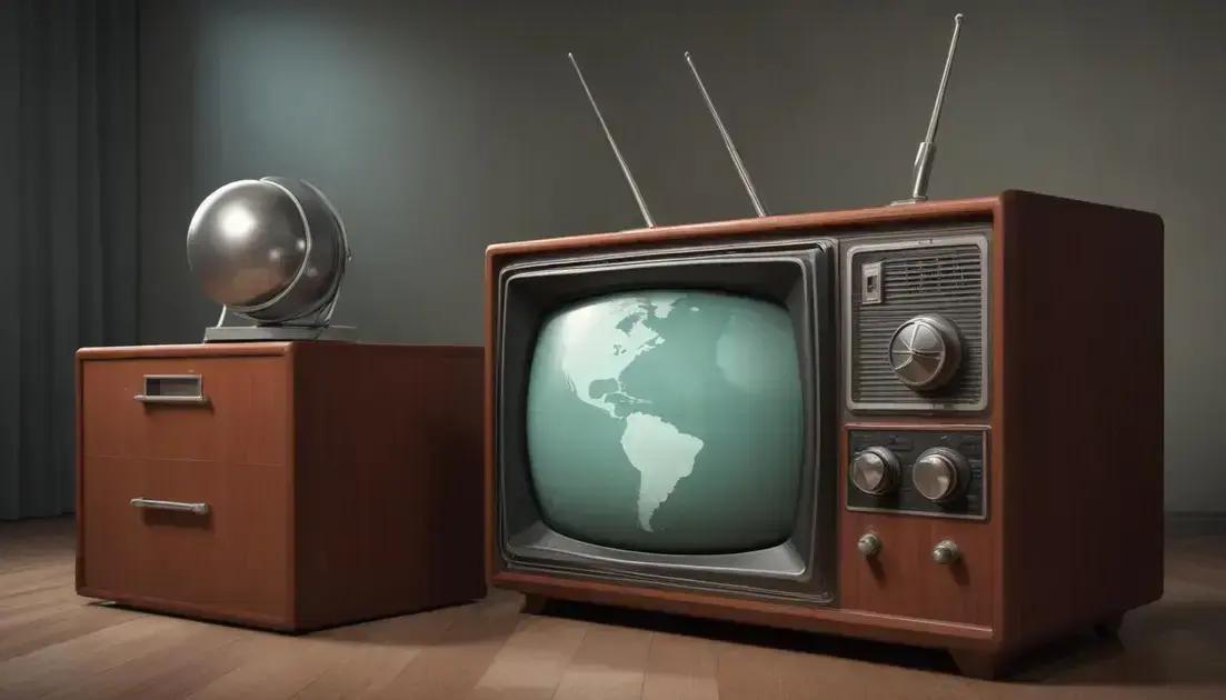 A televisão e o auge da comunicação de massa