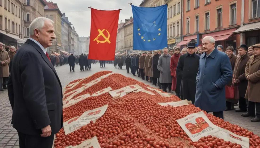 Da foice ao mercado: a transformação da Europa Oriental