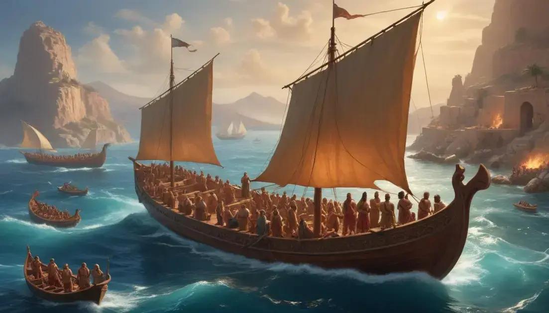 Fenícios: navegadores e comerciantes do Mediterrâneo