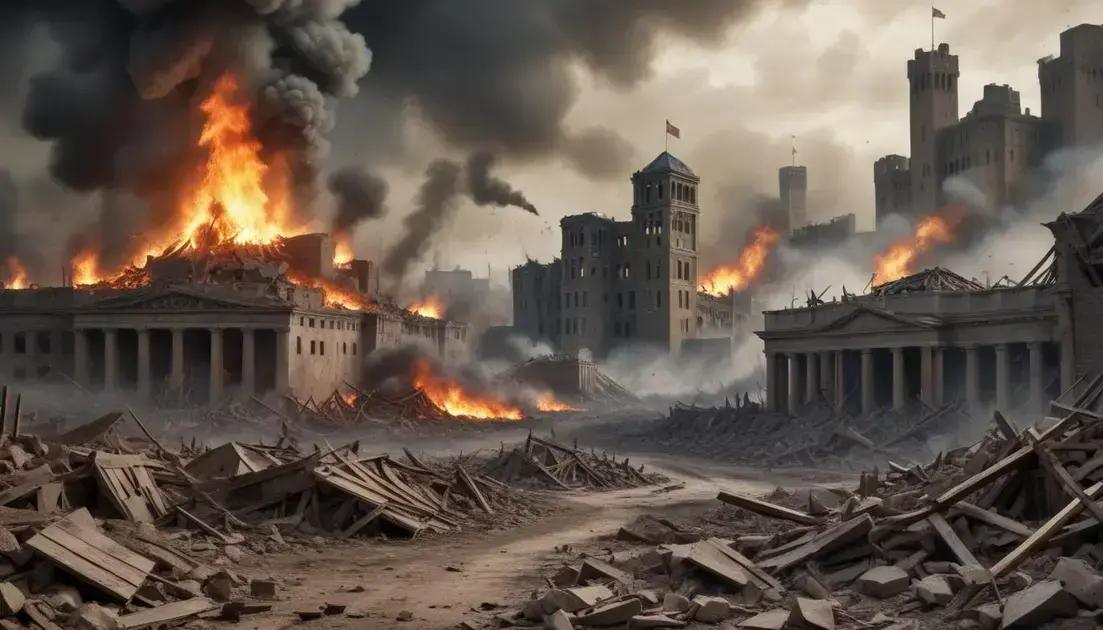 O colapso dos impérios após a Primeira Guerra Mundial