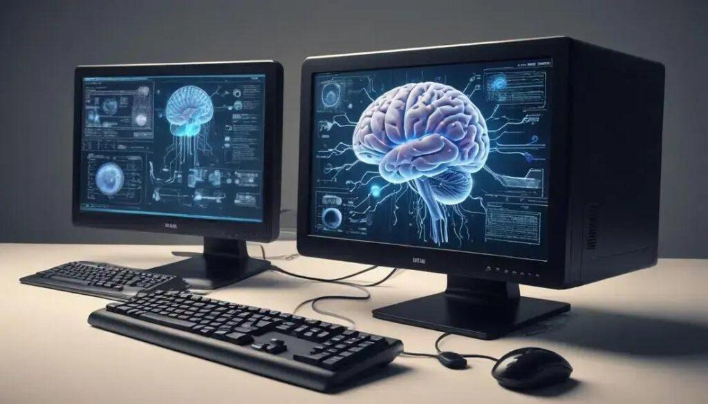 O computador e o cérebro eletrônico da era digital