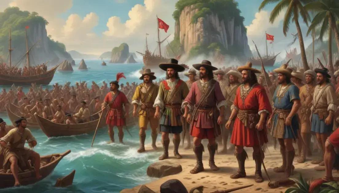 O descobrimento do Brasil: encontros e choques culturais