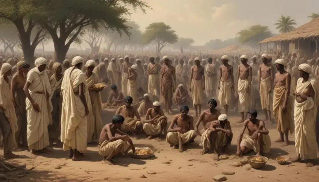 A fome na Índia sob domínio britânico