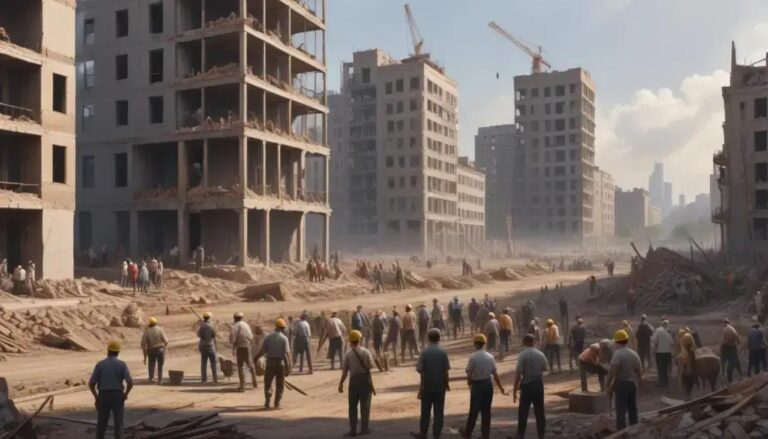 A reconstrução pós-guerra e suas falhas