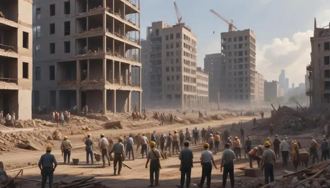 A reconstrução pós-guerra e suas falhas