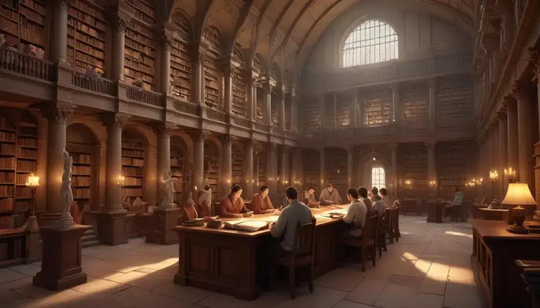 Biblioteca de Alexandria e o maior incêndio do saber