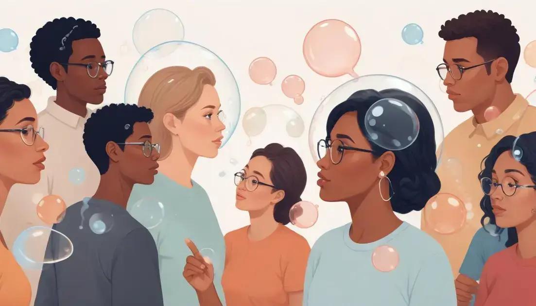 Bolhas cognitivas e polarização social