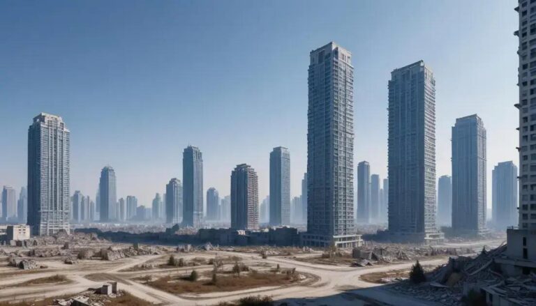 Cidades fantasmas modernas na China