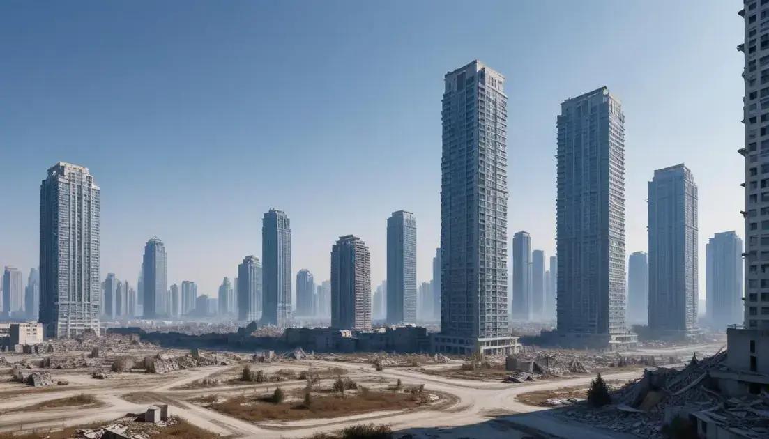 Cidades fantasmas modernas na China