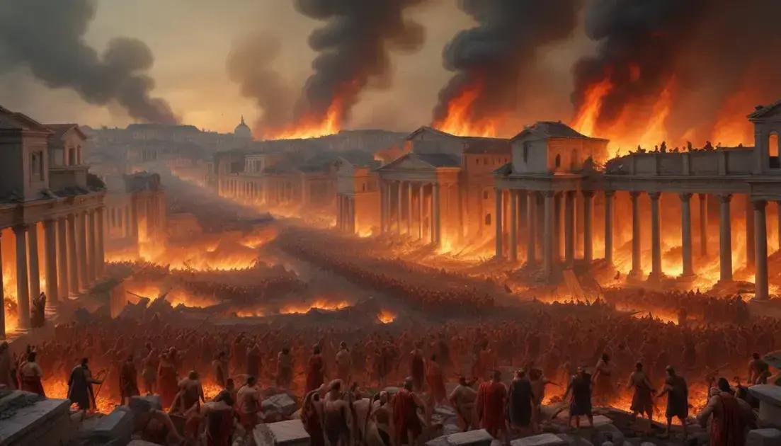 O grande incêndio de Roma e a suspeita sobre Nero