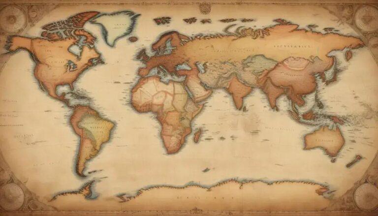 O mapa que dividiu o mundo