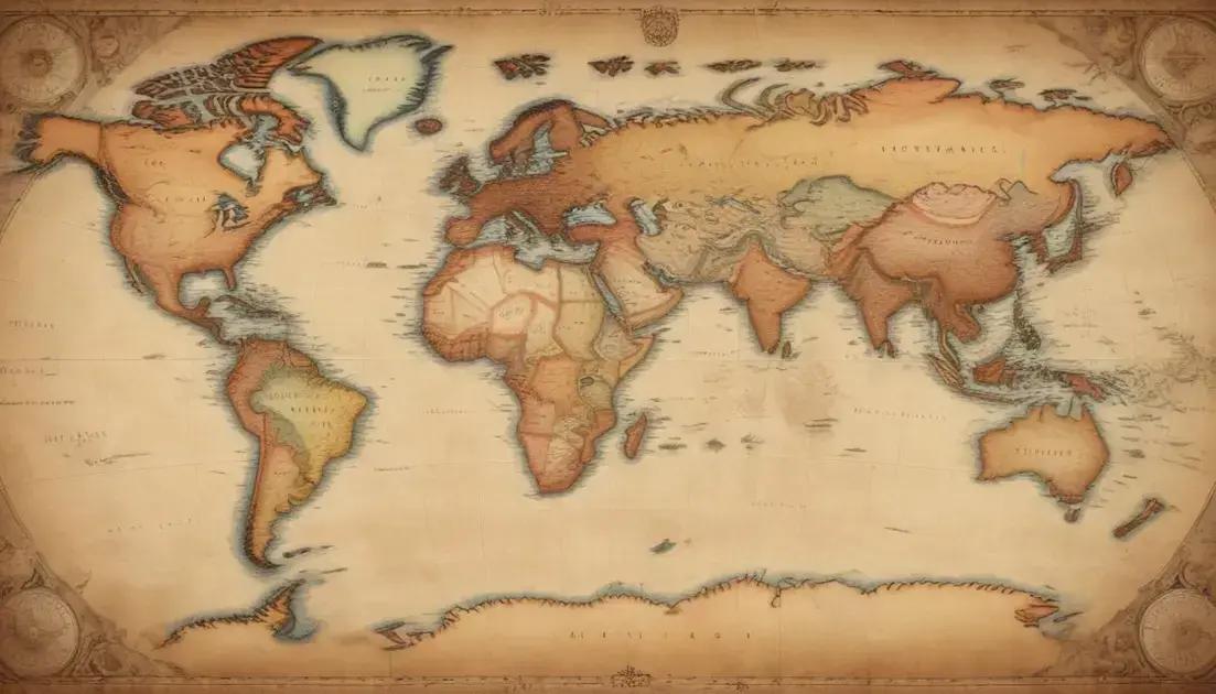 O mapa que dividiu o mundo