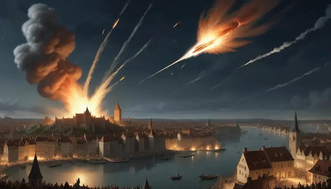 O primeiro meteoro documentado da Europa