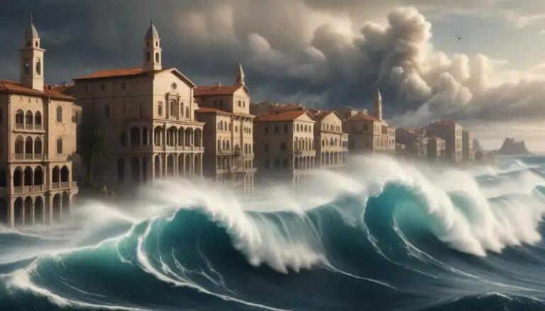 O tsunami que devastou o Mediterrâneo antigo