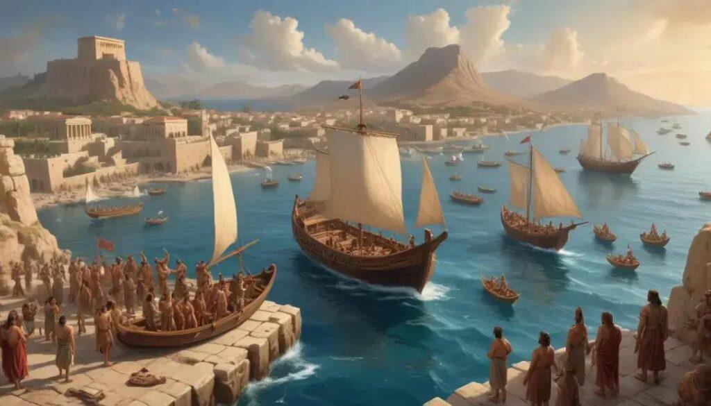 Os fenícios e o nascimento do comércio marítimo