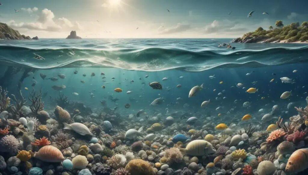 Poluição plástica e o impacto nos oceanos