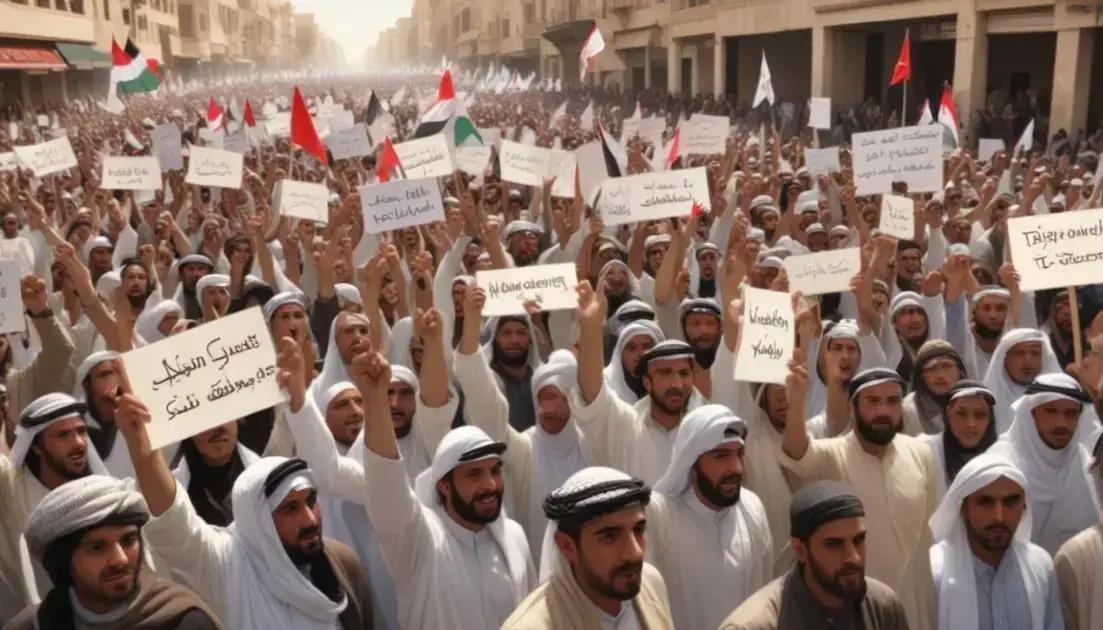 Primavera Árabe e a onda de revoltas no Oriente Médio