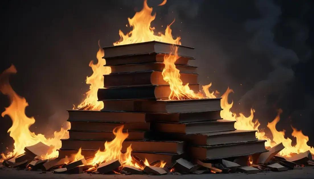 Queimas de livros como ferramenta de poder