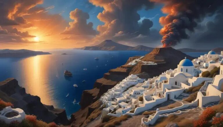 Santorini e o fim de uma civilização marítima
