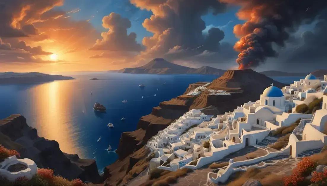 Santorini e o fim de uma civilização marítima