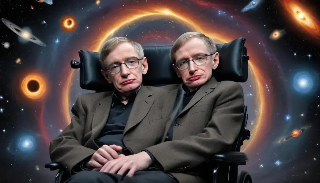 Stephen Hawking e os segredos dos buracos negros