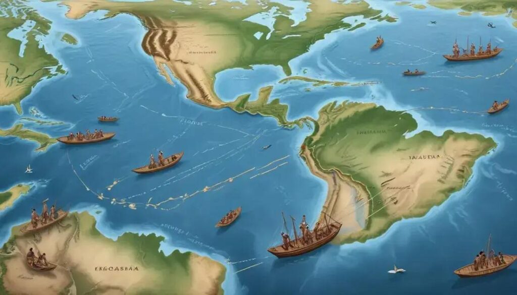 Teoria da migração costeira das Américas